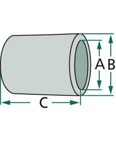 Puks Ø22/28x44mm Cat.1/2 CBM