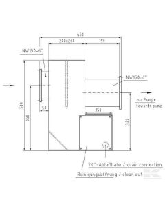 Kivide separaator 6"