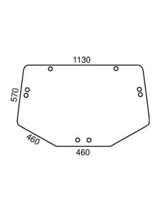 Tagaklaas 1130x570x460/460mm L202528