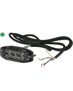 Vilkur-ohutuli LED 12-24V 82x30x9mm roheline