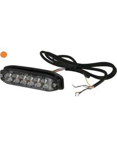 Vilkur-ohutuli LED 12-24V 130x30x16mm oranz