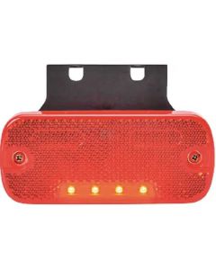 Ääretuli LED 12-24V 105.4mm Punane