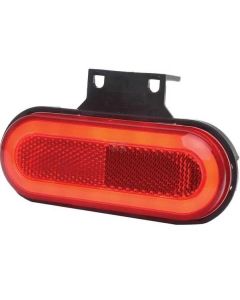 Ääretuli LED 12-24V 124mm Punane