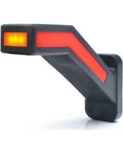 Ääretuli LED 12-24V 184.9mm Punane/Valge/Oranž
