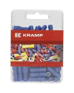 Kaetud juhtmeots lapik 6,3x0,8mm pesa S 100tk