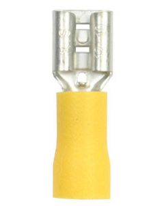 Juhtmeots lapik 6,3x0,8mm pesa kollane