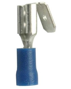 Juhtmeots pesa-pistik 6,3x0,8mm sinine