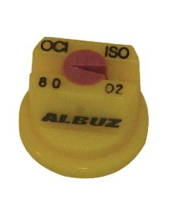 Pihusti OC 80° 02 kollane plastik Albuz