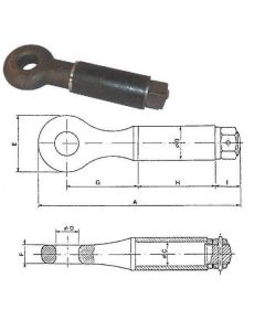 Pöörlev veosilmus Ø32mm <2T L-273mm