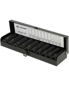 Löökpadrunite komplekt 1/2" 10 osa