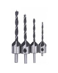 Puidupuuride komplekt 4 osa Ø3-6mm POWERMAT