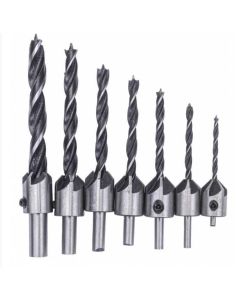 Puidupuuride komplekt 7 osa Ø3-10mm POWERMAT