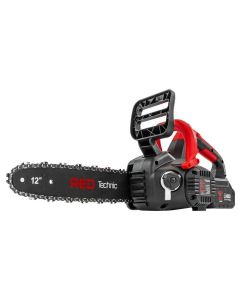 Akutoitel kettsaag + 2x4Ah akud RED Technic
