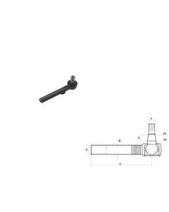 Roolivarda ots M20x1,5/M24x1,5 L-258 SHP239KR