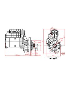 Starter *10 12V 2,8kW AL110598