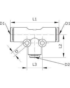 Kiirliide T Ø4/6/4mm