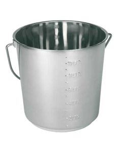 Roostevaba ämber 12,3L skaalaga