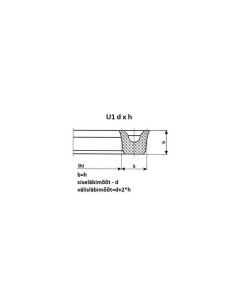Mansett U1-100x130x15