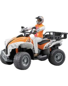 ATV juhiga BRUDER 1:16