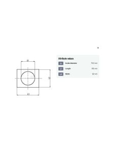Stopperplaat UNLP Ø75mm