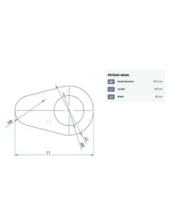 Stopperplaat UNLP Ø32mm
