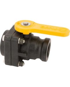 Kuulkraan 2-suunda 2" BSP IT x 2" Camlock