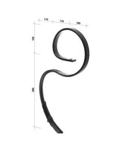 S-pii 32x12 H-390/540mm