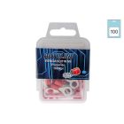 Juhtmeots M6 0,5-1,5mm² punane 100tk