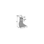 Haamer Ø14/25 36/72mm L80 63-JDE-01
