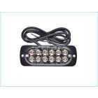 Vilkur-ohutuli LED 10-30V 110x40x10mm valge