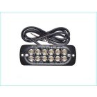 Vilkur-ohutuli LED 10-30V 110x40x10mm oranz