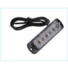 Vilkur-ohutuli LED 10-30V 115x30x10mm oranz