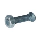 Sadulpolt+mutter M10x45 8,8