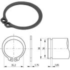 Stopperrõngas 38mm võllile DIN 471