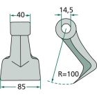 Haamer Ø14,5 40/85mm R100