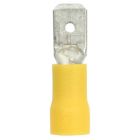 Juhtmeots lapik pistik 6,3x0,8mm kollane
