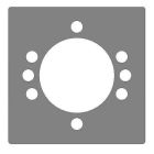 Keevitatav hüdromootori kronstein OMP OMR OMS