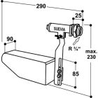 Automaatkraan jootmisvannile 3/4" 40L/min 5bar