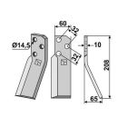 Tera RH 60x208mm #10mm REN-02R