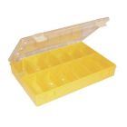Plastkarp kaanega 170x250x46mm kollane