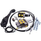 Joystick + jagaja 4 funkts + el. klapp 40L/min