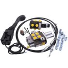 Joystick + jagaja 4 funkts + el. klapp 40L/min